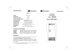 Milwaukee MW500 User's Manual