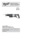 Milwaukee 18 Volt Sawzall User's Manual