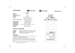 Milwaukee Instruments SONAR SMS510 User's Manual