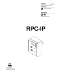 Miller Electric RPC-IP User's Manual