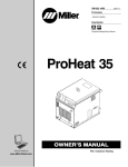 Miller Electric ProHeat 35 User's Manual