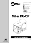 Miller Electric Miller DU-OP User's Manual