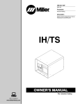 Miller Electric IH User's Manual