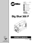 Miller Electric Big Blue 300 User's Manual