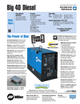 Miller Electric Big 40 User's Manual