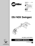 Miller Electric and DS-74DX16 User's Manual