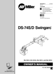 Miller Electric and DS-74D16 User's Manual
