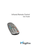 Miglia Technology Infrared Remote Control User's Manual