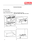 Miele Washer/Dryer 1119 User's Manual