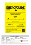 Miele W3038 Energy Guide
