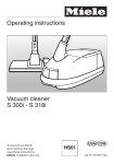 Miele 300i User's Manual