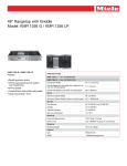 Miele KMR 1356 Specification Sheet