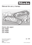 Miele DG 4086 Operating and Installation Instructions