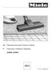 Miele C3 Operating and Installation Instructions