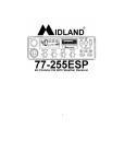 Midland Radio 77-255ESP User's Manual