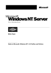 Microsoft Windows NT 4.0 User's Manual