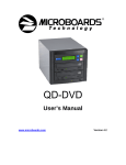MicroBoards Technology QD-DVD User's Manual