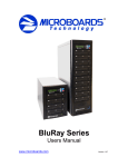 MicroBoards Technology CopyWriter BluRay Series User's Manual