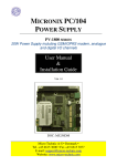 Micro Technic Micronix PV-1800 User's Manual