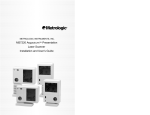 Metrologic Instruments ARGUSSCANTM MS7220 User's Manual