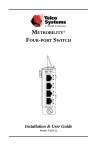 METRObility Optical Systems Metrobility R104-11 User's Manual
