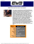Metro DataVac ED-3 User's Manual