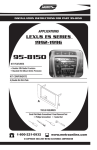 Metra Electronics LEXUS ES 95-8150 User's Manual