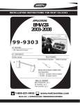 Metra Electronics 99-9303 User's Manual