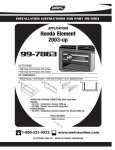 Metra Electronics 99-7863 User's Manual