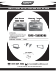 Metra Electronics 99-5806 User's Manual