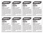 Metra Electronics 70-8116 User's Manual