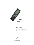 Meridian Audio SRC-2010 User's Manual