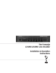 Meridian Audio LD100/LD100U User's Manual