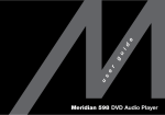 Meridian America 598 User's Manual