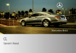 Mercedes Benz 2009 CL-Class User's Manual