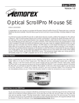 Memorex SE User's Manual