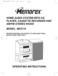 Memorex MX3710 User's Manual