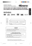Memorex MVD4541 User's Manual