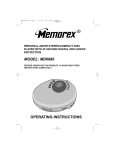 Memorex MD6886 User's Manual