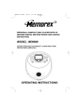 Memorex MD6800 User's Manual