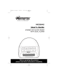 Memorex MC2842 User's Manual