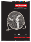 Mellerware Fan 35951A User's Manual