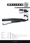 Melissa Straightener 635-094 User's Manual