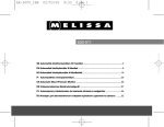 Melissa MCM720 User's Manual