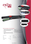 Melissa Hairstraightener 235-013 User's Manual