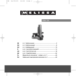 Melissa 638-135 User's Manual