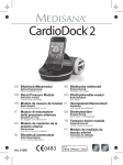 Medisana CardioDock 2 Instruction Manual