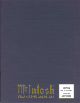 McIntosh MC-7106 User's Manual