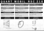 MB QUART Quart Mobil RSC 216 User's Manual