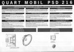 MB QUART Quart Mobil PSD 216 User's Manual